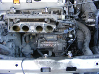 Photo showing the starter location. Image and caption from crvownersclub.com
